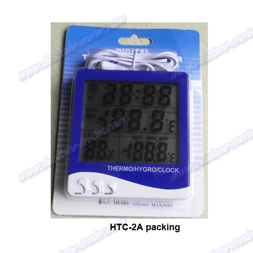 Thermo-Hygrometer with Clock & Calendar HTC-2A,HTC-2B