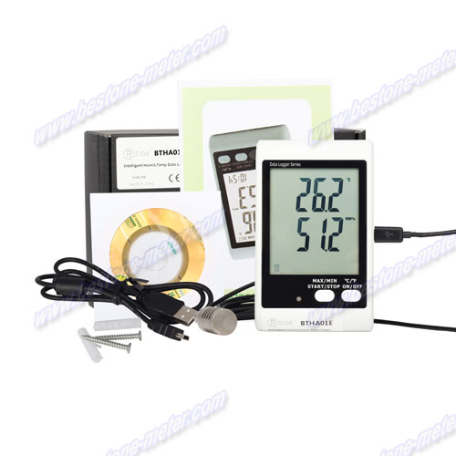 Professional Humidity/Temperature Data Logger BTHA01E