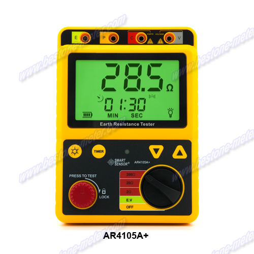 Digital Earth Resistance Tester AR4105A+/AR4105B