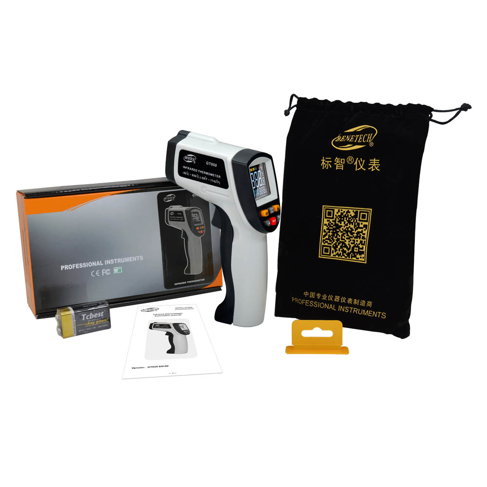 HD Color screen Infrared Thermometer GT950
